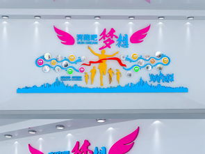 梦想奔跑·3D企业文化墙设计 凝聚员工风采，诠释创新精神